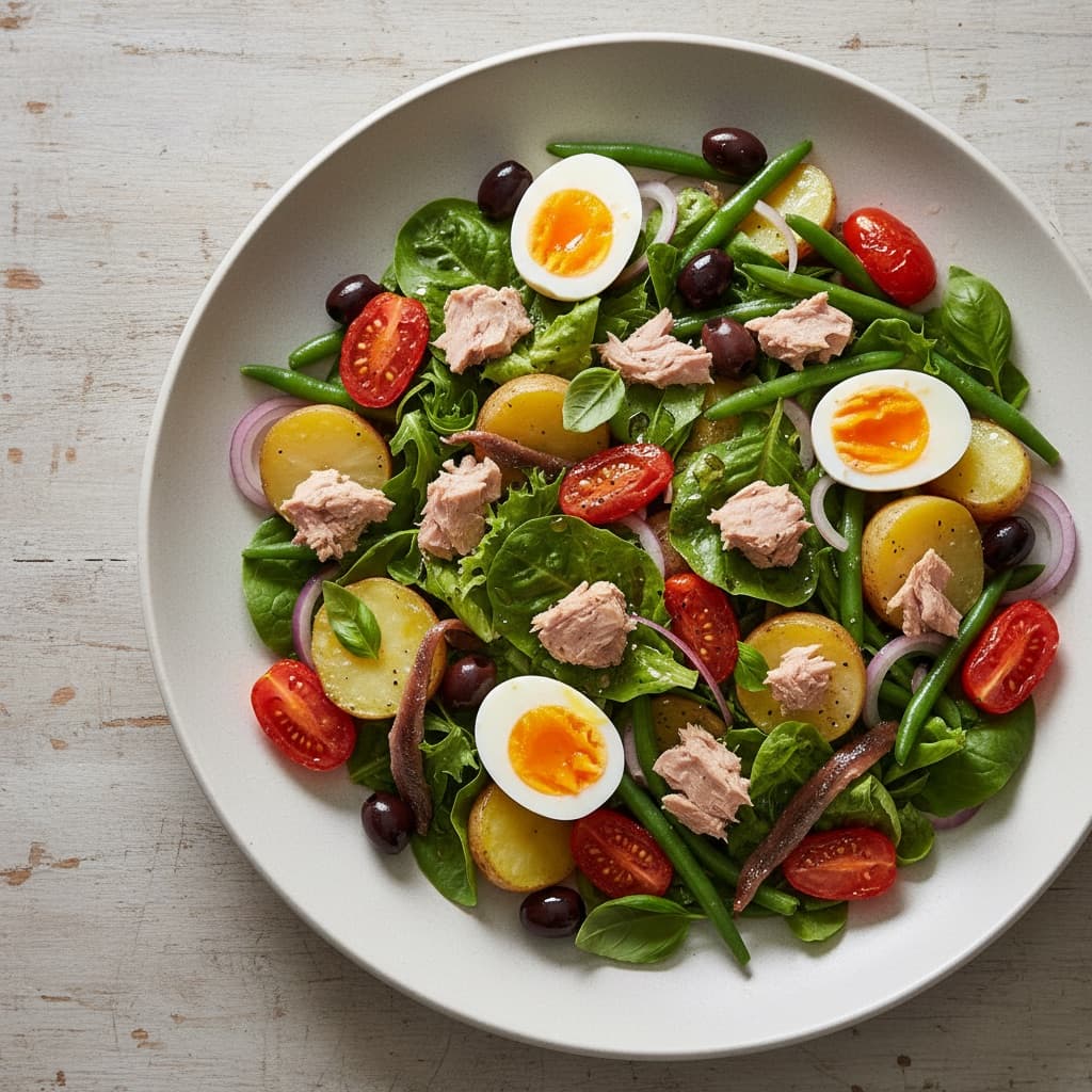 Salade Niçoise with Tuna and Egg
