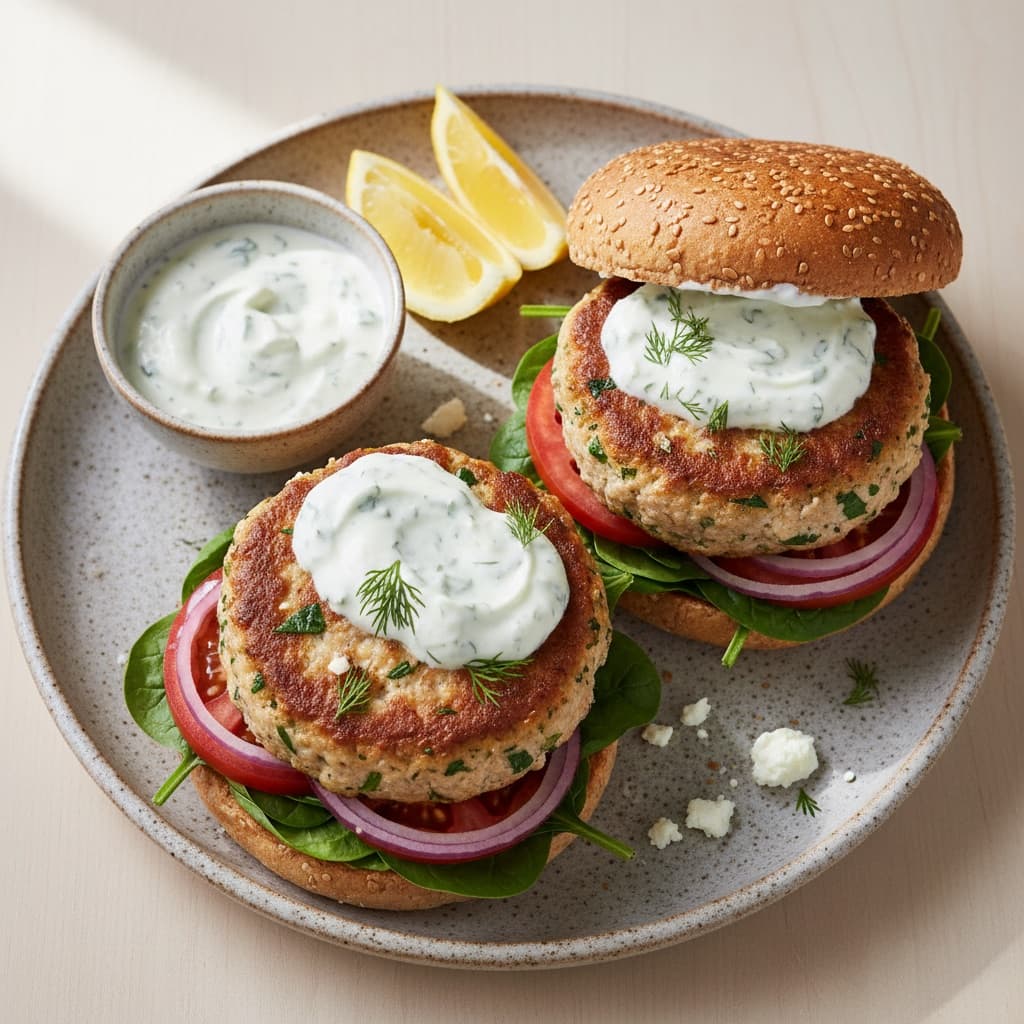 Mediterranean Turkey Burger