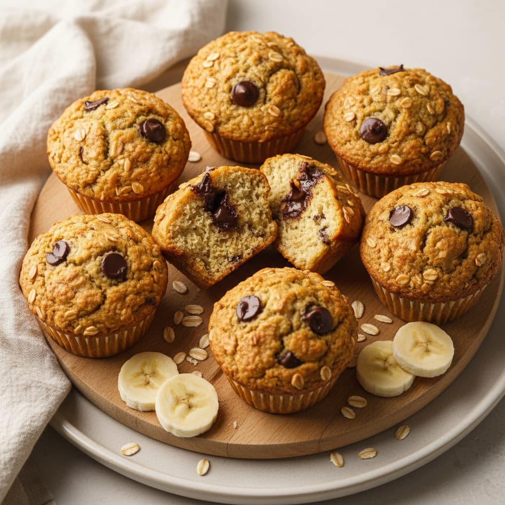High-Protein Banana Muffins