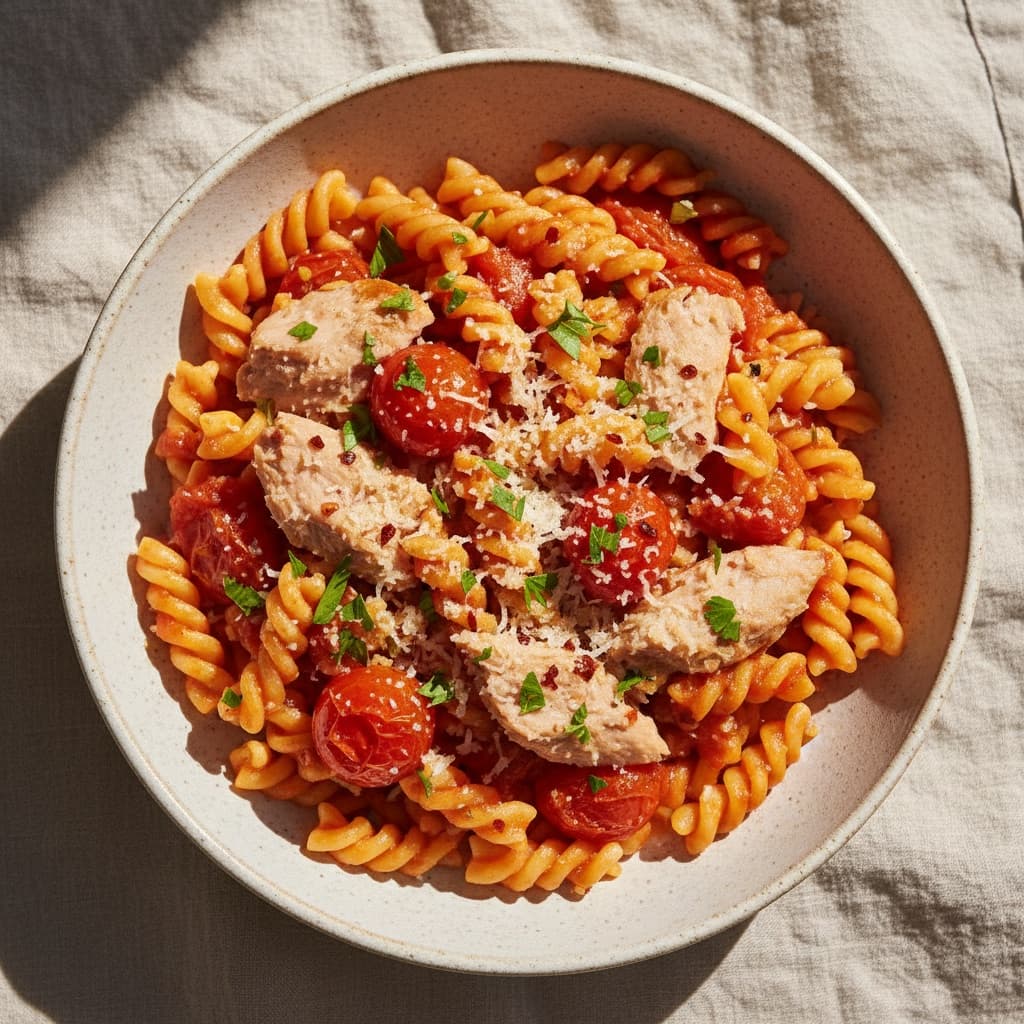 High-Protein Tuna Pasta