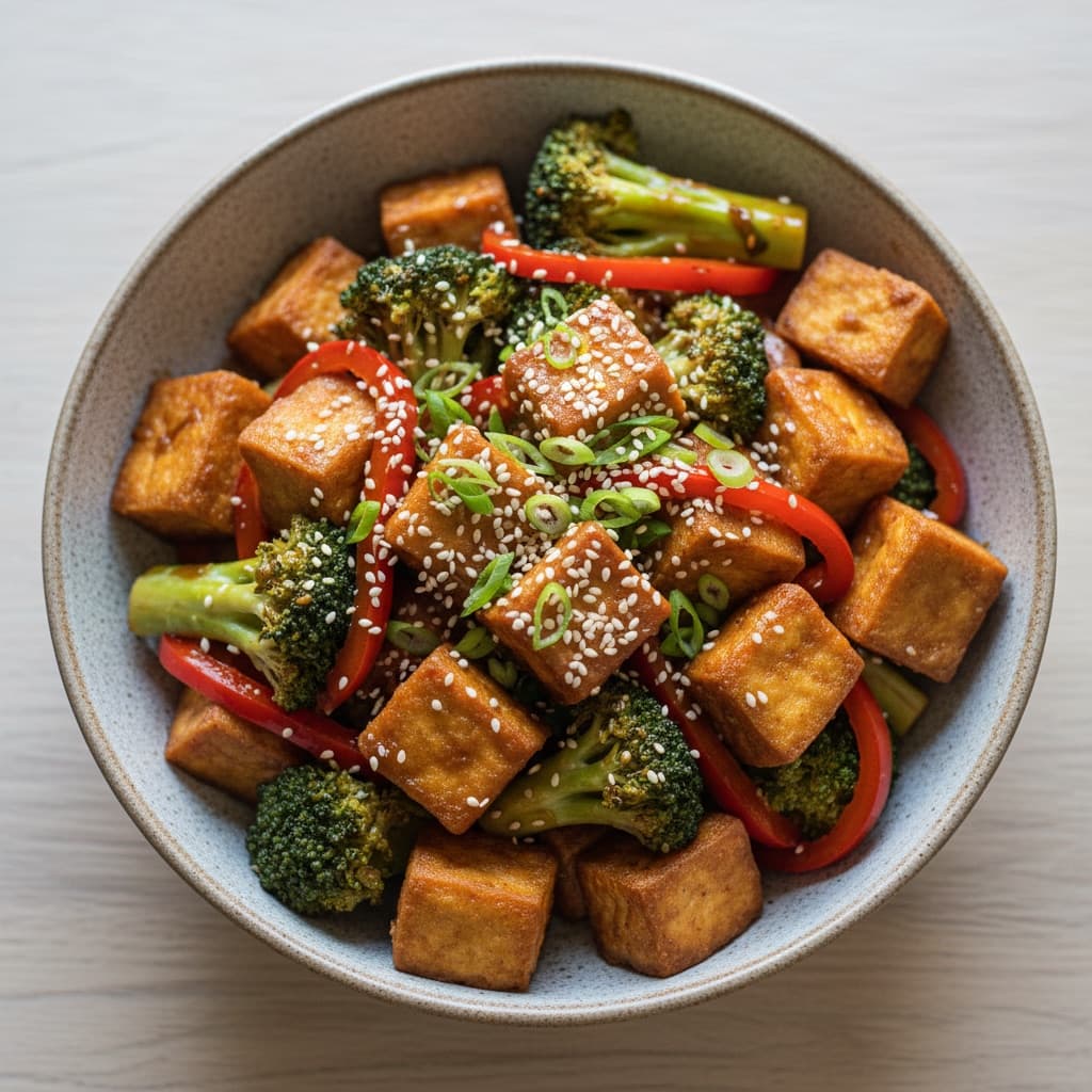 Crispy Tofu Stir-Fry