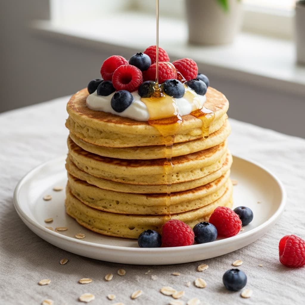 Fluffy Protein Pancakes