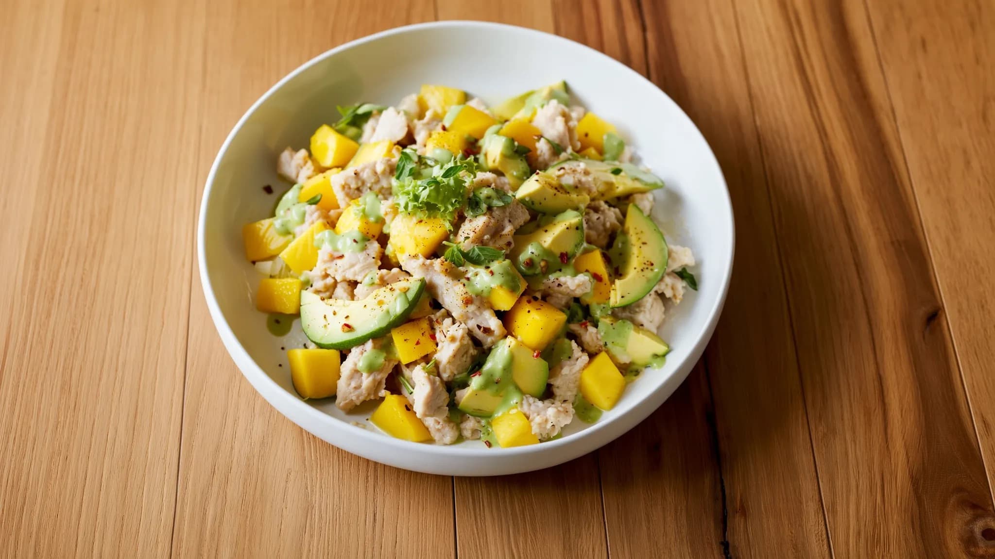Chicken Salad with Mango and Avocado