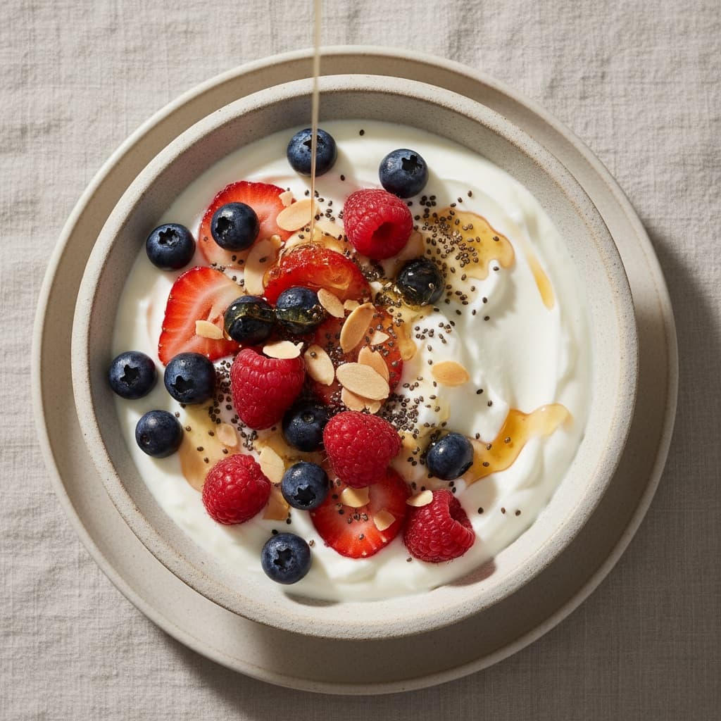 Greek Yogurt Protein Bowl with Berries