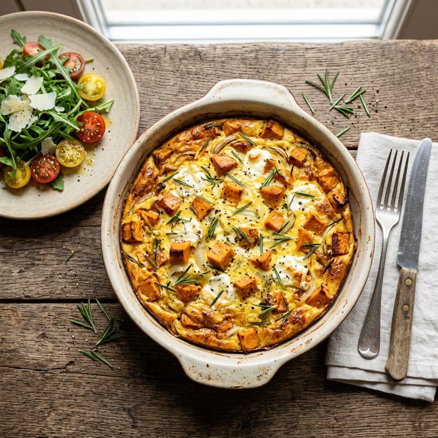 Sweet Potato and Rosemary Frittata